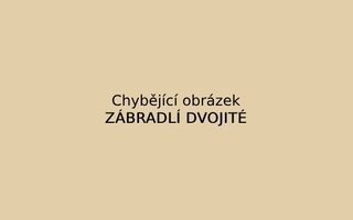 Zábradlí lamino/kov dvojité