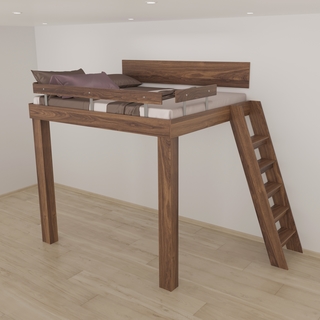 Patrové jednolůžko na noze prostorové (šířka do 140 cm)